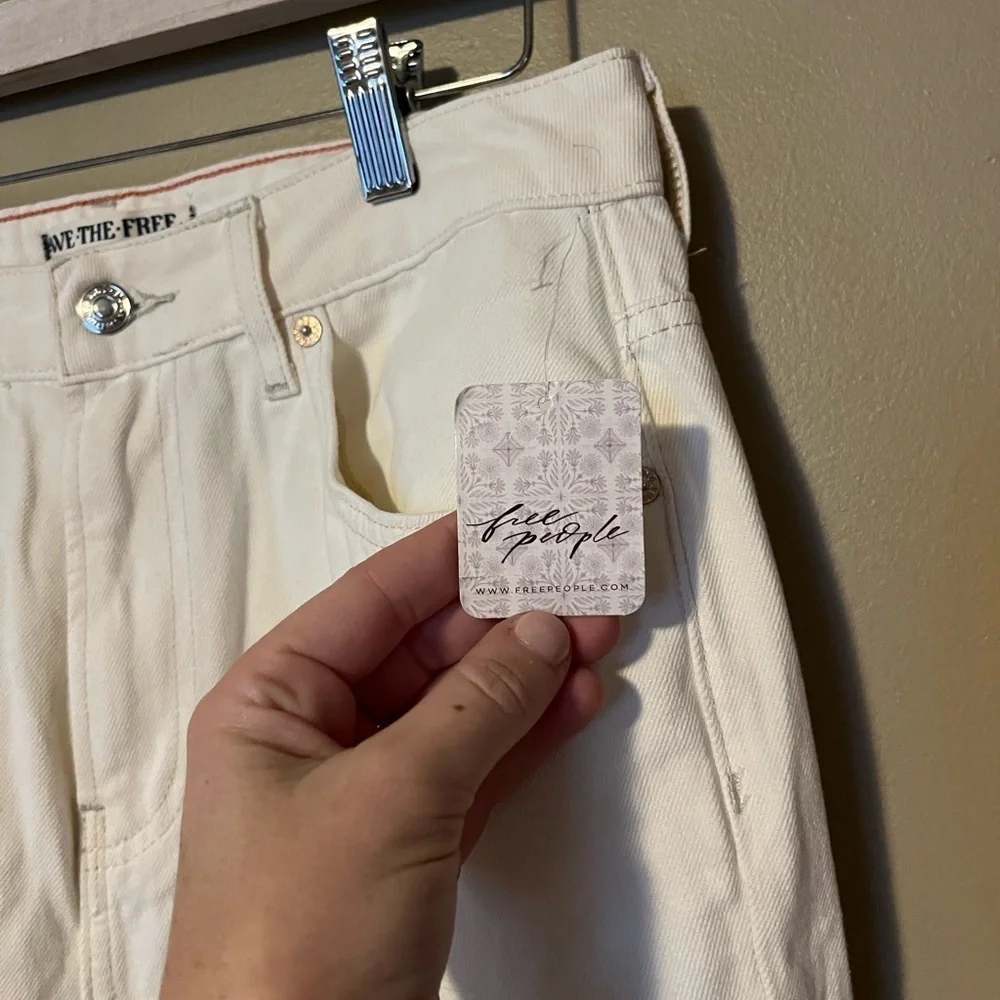Free People The Pacifica Slim Straight High Waist Jeans NWT